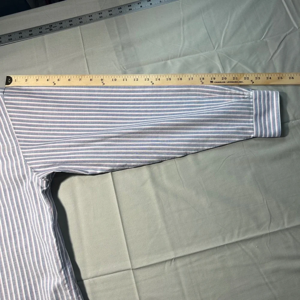 Brooks Brothers Button Down 346 Mens M Blue Pink‎ Stripe Supima Cotton Preppy